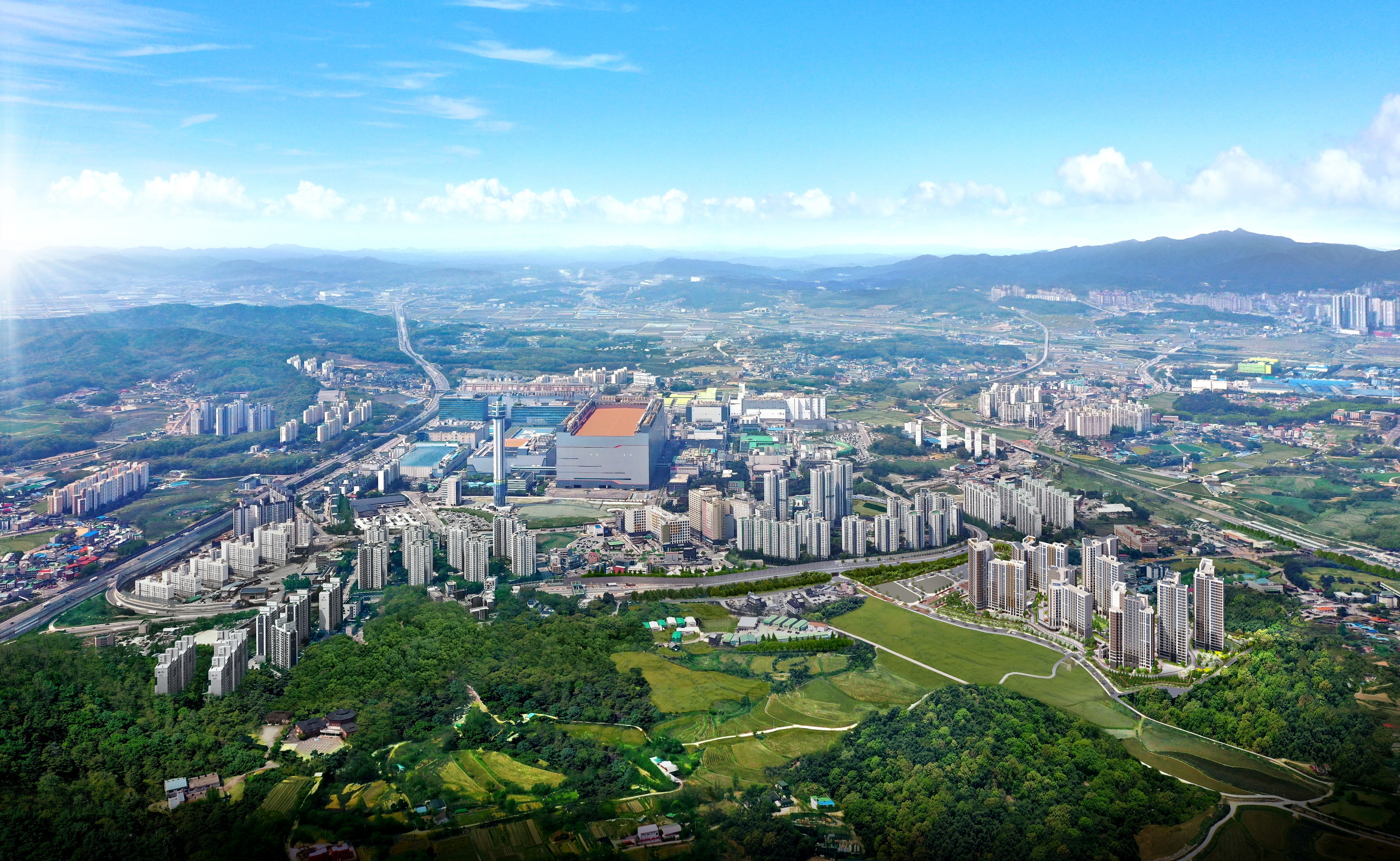 부발역 에피트 에디션 항공사진